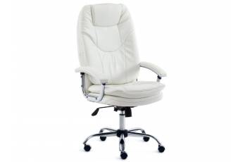 Кресло офисное Softy lux кожам белый