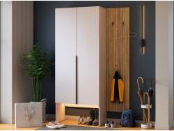 Прихожая Мебельсон К6 дуб крафт золотой/кашемир