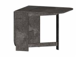 Стол книжка цемент темный