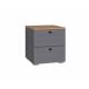 Тумба прикроватная 16.152 Остин Серый Графит