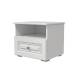 Тумба прикроватная 1 ящик Олимп Белый