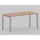 Стол с эффектом парения Лофт П-образные опоры серые ЛО.Кпп_7 700х1800 мм