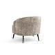 Кресло Марсель микровелюр фреска пепельный