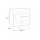 Комод Оттавия НМ 011.04 Белый Фасадный