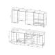 Кухонный гарнитур Роза 2400 (верх 950 мм)