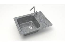 Мойка прямоугольная Арлин Z15Q8 темно-серый