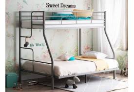 Двухъярусная кровать Гранада-3 140 серая