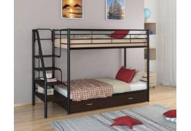 Двухъярусная кровать Толедо Я черный венге