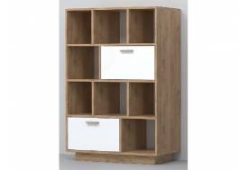 Комод Эго К-1 2 ящика белый глянец цоколь