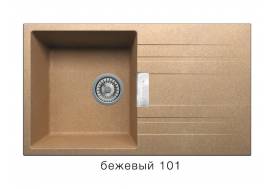 Кухонная мойка Tolero Loft TL750 Бежевый 101