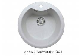 Кухонная мойка Tolero R-108E Серый металлик 001