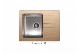 Кухонная мойка Tolero twist TTS-660 Бежевый 101