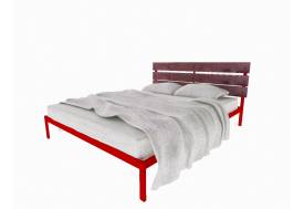 Кровать Луиза красная