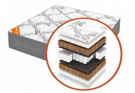 Матрас Mega кокос 20 TFK Gray Night 90х190