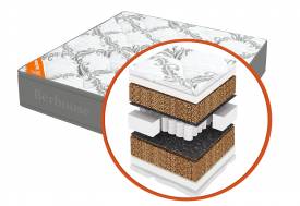 Матрас Mega кокос 30 TFK Gray Night 90х190