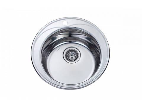 Мойка врезная 510 мм круглая полированная