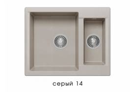 Мойка Polygran Brig-620 Серый 14