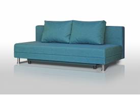 Диван Комфорт без подлокотников 2 подушки азур