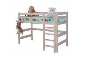 Полувысокая кровать Соня с прямой лестницей