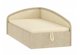 Кровать-тахта Адель вар.1 900 Тесла милк-Тесла мокко