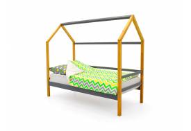 Кровать-домик Svogen дерево-графит