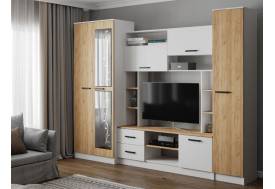 Гостиная Соло фасад Дуб Крафт золотой