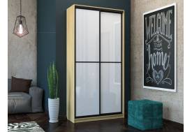 Шкаф-купе Лофт Шк12-47 1200 фасад МДФ белый глянец +