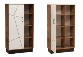 Шкаф комбинированный 54.06 Гамма фасад белый