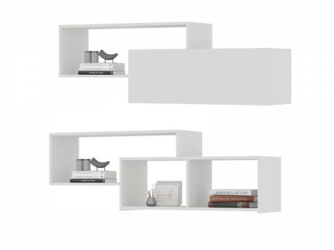 Полка Хелен ПЛ 01 Белый шагрень