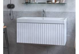 Тумба с раковиной Compo 80 подвесная белый