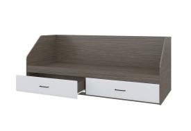 Кровать 800 2 ящика Ненси МДФ Венге