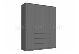 Шкаф 1600 4-х створчатый Челси Графит
