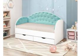 Кровать с мягкими спинками Софа №10.1 800х1900