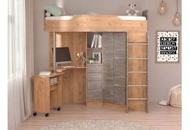 Детская Бриз 1 дуб крафт золотой/камень темный