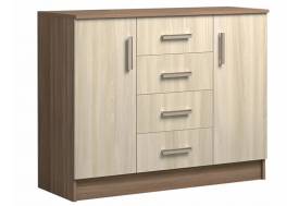 Комод К1000-2Д ЛДСП ясень шимо