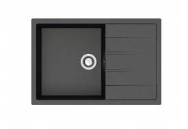 Мойка врезная Карельский камень модель 161 Черный
