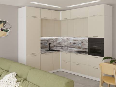 Кухонный гарнитур Дюна гранд прайм 2200х2500 мм