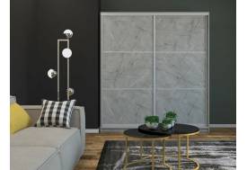 Шкаф-купе Ксения 1600 тройной ЛДСП Каспий светлый