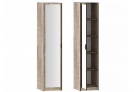 Шкаф для одежды Фолк НМ 014.02 фасад с зеркалом