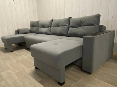 Диван Комфорт-6 ПБ модульный 1К-2-1К МДФ ткань Veluta Lux 7