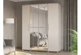 Шкаф 4-х дверный Амели 4-5200 Кашемир серый