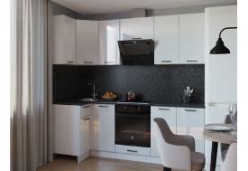 Кухонный гарнитур арт 8 Белый глянец 1000х2400 мм