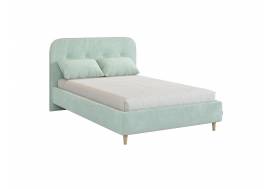 Кровать 1200 Лео велюр мята