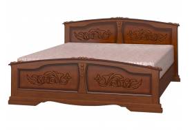 Кровать Елена 1600 Орех