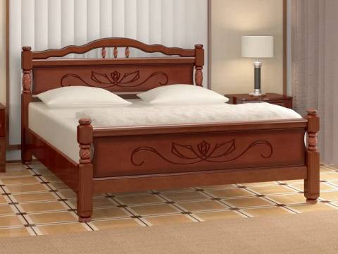 Кровать Карина-5 1400 Орех