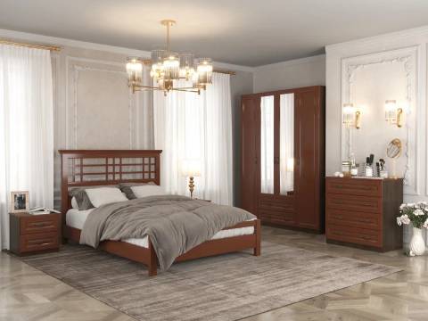 Спальня Кантри Орех лак