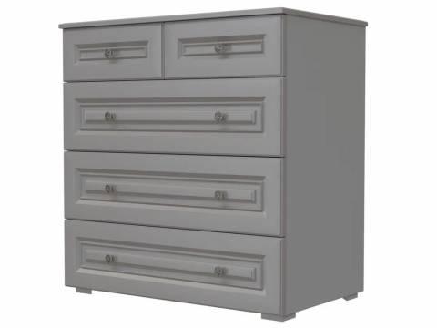 Комод 5 ящиков Олимп Антрацит