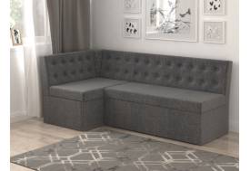 Скамья угловая со спальным местом Олимп темно-серый