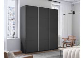 Шкаф-купе Прайм 3-х дверный 2100 три ДСП Серый Диамант