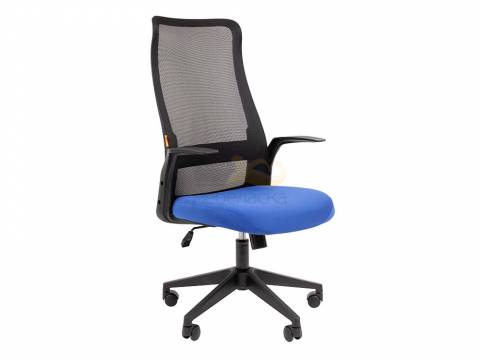 Офисное кресло Chairman 573 Россия черный/синий